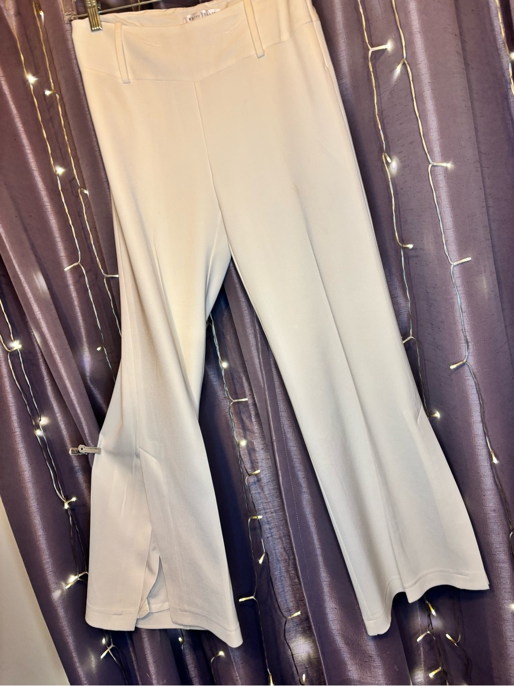 White House Black Market White Flare Dress Pants size 2